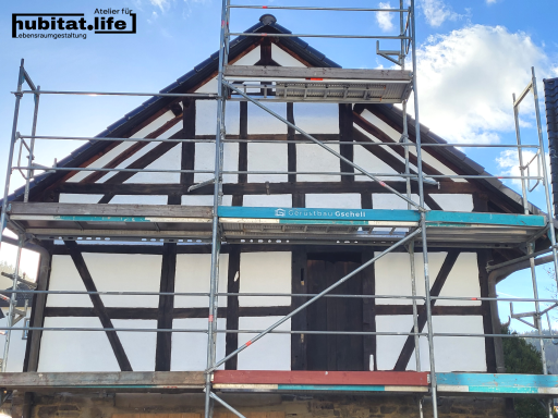 Ostgiebel Kalkanstrich