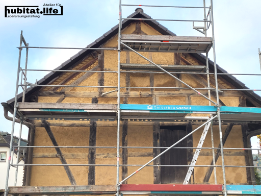 Ostgiebel Lehm instandgesetzt